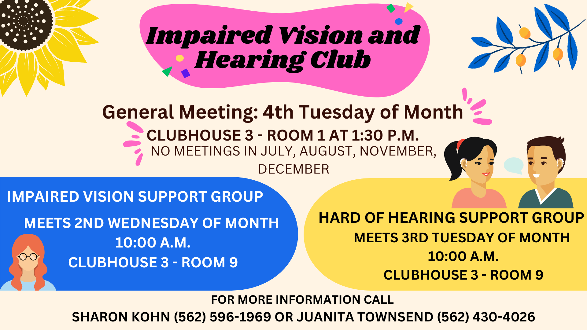 Impaired Vision and Hearing Club