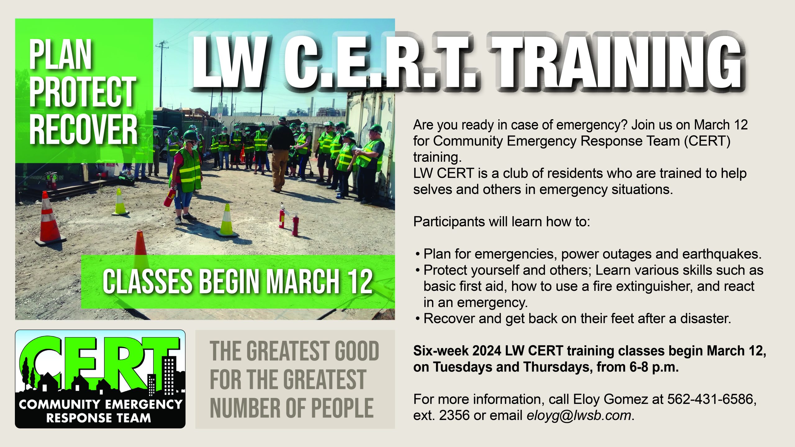 LW C.E.R.T. Training