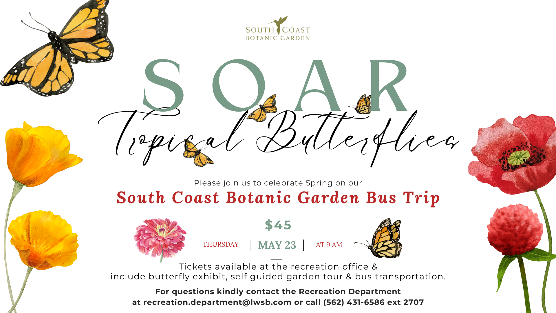 2024.05.23 SOAR South Coast Botanic Garden graphic
